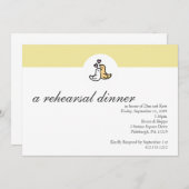 Probe Dinner Einladung (Vorne/Hinten)