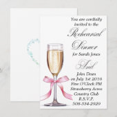 Probe Dinner Einladung einfach (Vorne/Hinten)