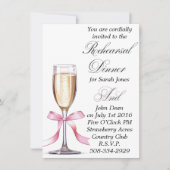 Probe Dinner Einladung einfach (Vorderseite)