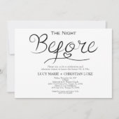 Probe Dinner Einladung, Probe, Script Einladung (Vorderseite)