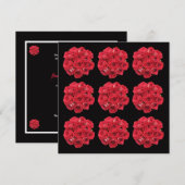 Probe Dinner Einladung — Rote Rosen (Vorne/Hinten)