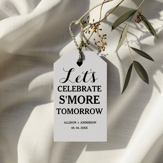Probe Dinner Feiern S'more Liebe Geschenkanhänger