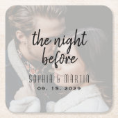 Probe Dinner Foto Untersetzer (Vorderseite)