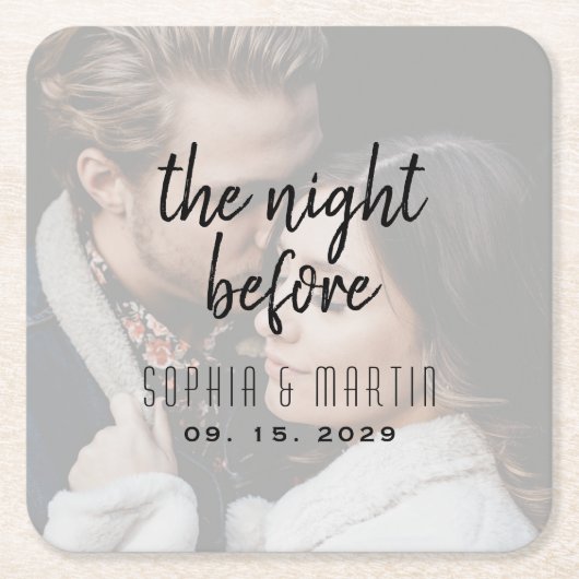 Probe Dinner Foto Untersetzer (Vorderseite)