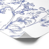 Probe Dinner French Toile Poster (Ecke)