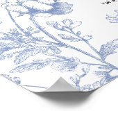 Probe Dinner French Toile Poster (Ecke)