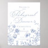 Probe Dinner French Toile Poster (Vorne)