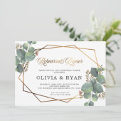 Probe-Dinner-Geokalyptus-Einladung Einladung (Stehend Vorderseite)