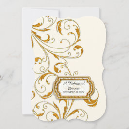 Probe Dinner, Glam Old Hollywood Regency Einladung