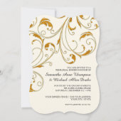 Probe Dinner, Glam Old Hollywood Regency Einladung (Rückseite)