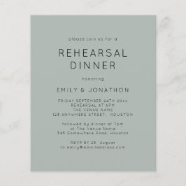 Probe Dinner Hochzeit Einladung