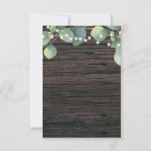 Probe-Dinner im Grünen von Holz Einladung (Rückseite)