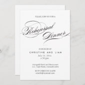 Probe-Dinner-Karte geblüht Einladung (Vorne/Hinten)