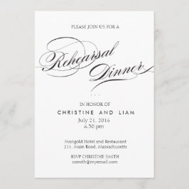 Probe-Dinner-Karte geblüht Einladung