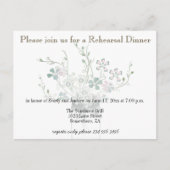 Probe Dinner Mason Jar Land Save the Date Einladungspostkarte (Vorderseite)