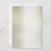 Probe Dinner Party Goldene Eukalyptus Einladung (Rückseite)