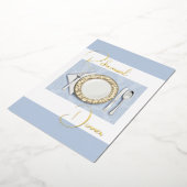 Probe Dinner Place Fossilienmuseum Folieneinladung (Gedreht)