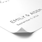 Probe-Dinner-Sign-Party Poster (Ecke)