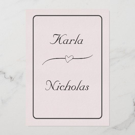 Probe Dinner, Toast mit Blumen, elegant weiß Folieneinladung (Rückseite)