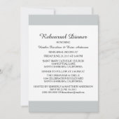 Probe-Dinner-Vorlage Einladung (Vorderseite)