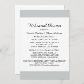 Probe-Dinner-Vorlage Einladung (Vorne/Hinten)