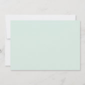 Probe Dinner - Wilde Blume & Mason Jar Einladung (Rückseite)