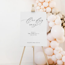 Probe Dinner Willkommenszeichen mit Kalligrafie