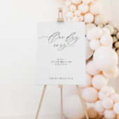 Probe Dinner Willkommenszeichen mit Kalligrafie Poster