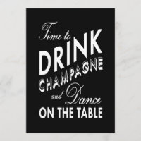 Probe Dinner - Zeit zum Trinken Champagner