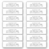 Probe Durchstechflasche 2 ml MINI Tropfer Flasche Aufkleber (Vorderseite)