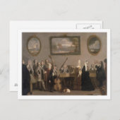 Probe einer Oper, c.1709 (Öl auf Leinwand) Postkarte (Vorne/Hinten)