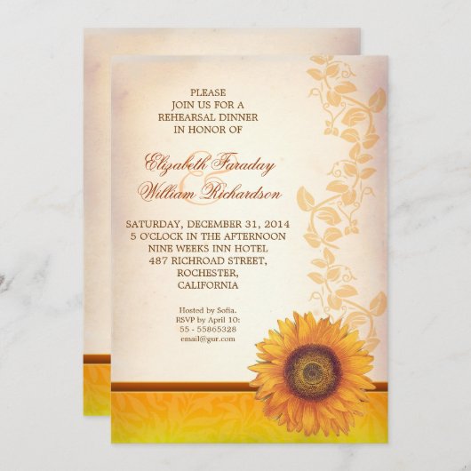 Probe Einladung (Vorne/Hinten)