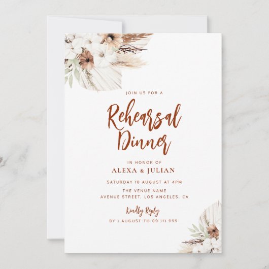 Probe Einladung (Vorderseite)