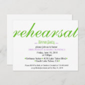 Probe Einladung (Vorne/Hinten)