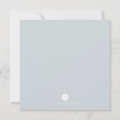 Probe Einladungen Wasserfarbe Grün und Weiß (Rückseite)