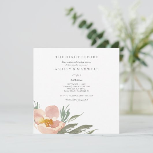 Probe Einladungen Wasserfarben (Stehend Vorderseite)