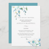 Probe Einladungen Wasserfarben Blumen (Vorne/Hinten)