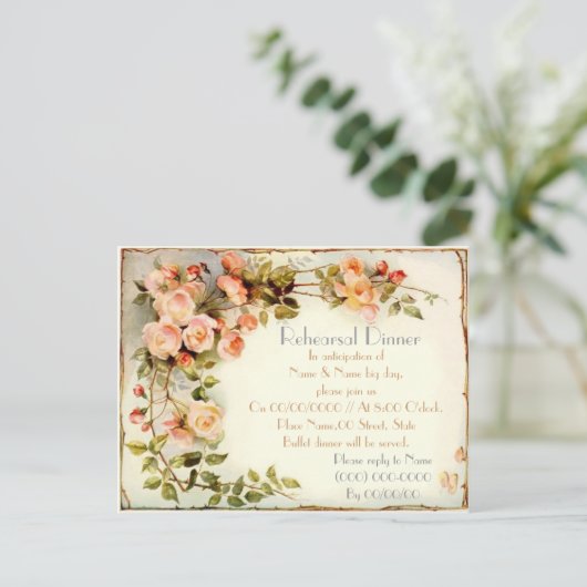 Probe Einladungspostkarte (Stehend Vorderseite)