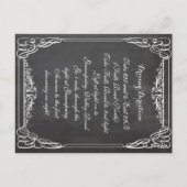 Probe, Empfang und Fahrtrichtung Postkarte (Rückseite)