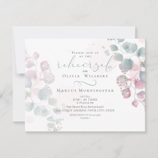 Probe | Eukalyptus Foliage Einladung (Vorderseite)