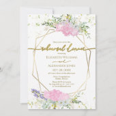 Probe Frühjahr Abendessen Einladung Wildblume (Vorderseite)