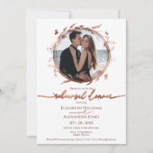 Probe Frühjahr Abendessen Einladung Wildblume (Vorderseite)