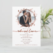 Probe Frühjahr Abendessen Einladung Wildblume (Stehend Vorderseite)