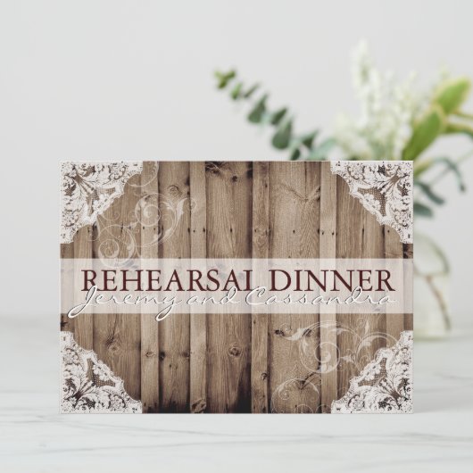 Probe für antike Hochzeiten Einladung (Stehend Vorderseite)