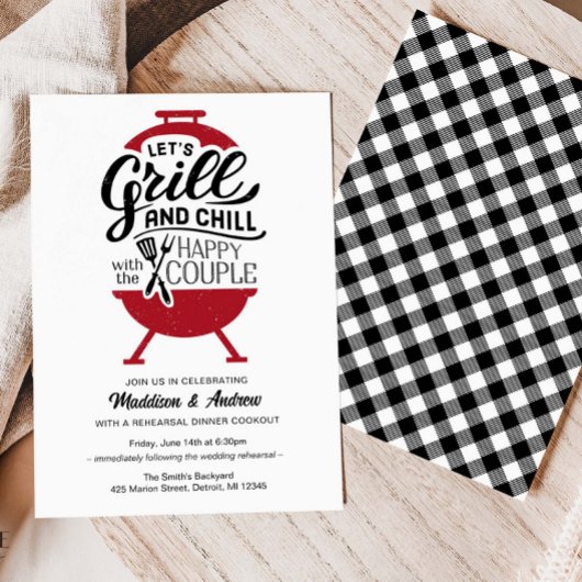 Probe Grill und Kill Einladung