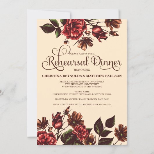 Probe Herbst/Herbst Einladung (Vorderseite)