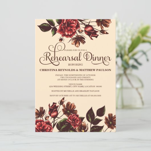 Probe Herbst/Herbst Einladung (Stehend Vorderseite)