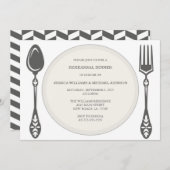 Probe| Herringbein Einladung (Vorne/Hinten)