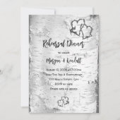 Probe "Herz in Birch Tree" Einladung (Vorderseite)