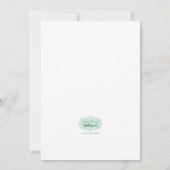 Probe "Hochzeitskuchen"/Dusche/Brautdusche Einladu Einladung (Rückseite)